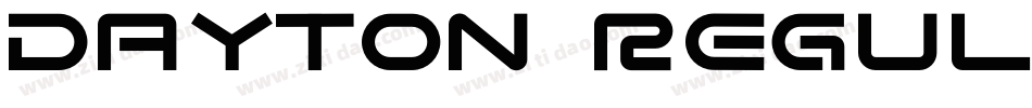 Dayton Regular字体转换